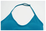 Breathable Bra Gym Top Women Bras High Support Thin Strap Halter Sports Bras Push-up Workout Underwear Shockproof Yoga Tank Tops