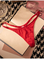 Ice Slik Low Waist Girls G String Leopard Flower Women Panties Sexy Briefs Thong T-back Underwear Female Lingerie Size S-XL