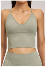 Seamless Sports Bra Women Shockproof Fitness Tops Push Up Gym Crop Top Brassiere Sport Bras Gym Workout Top Breathable Yoga Bra