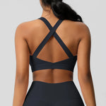 Women Fitness Yoga Bras Sexy Sling Beauty Back Fitness Push Up Sports Women Underwear Running Crop Top Yoga Clothes