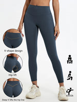 Hearuisavy Summer Super Soft Fabrics High Waist Leggings Gym Yoga Pants Running Workout Tights Push Up Sports Leggings Women