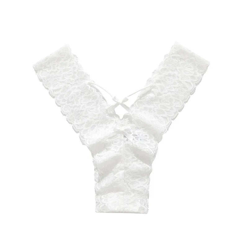 High Quality Lace G string Sexy Panties Women Underwear Briefs Hollow Out Thong Transparent Underpants Lingerie Girls Intimates