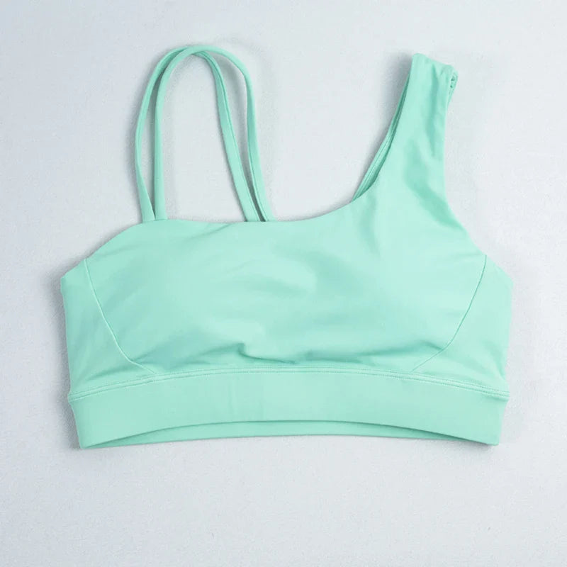 DIAS FIT JOY Women's Breathable Yoga Bra with Removable Padding for Gym And Home Workouts Comfortable Supportive Fitness Bra