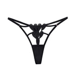 Sexy Thong Lace Panties Women Briefs Girls G String Hollow Out Transparent Underwear Female Thin Low Waist Lingerie Size S-XL