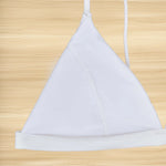 2026 Sexy Solid Color Bikini Swimwear Women's Underwear Nylon Fabric with Chest Pad No Steel Support For Swimming Swimsuit