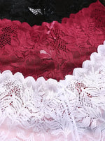 6PCS Women Lace Boxers Briefs Sexy Seamless Breathable Low Waist Female Underwear Solid Color Intimates High Elastic Lingerie