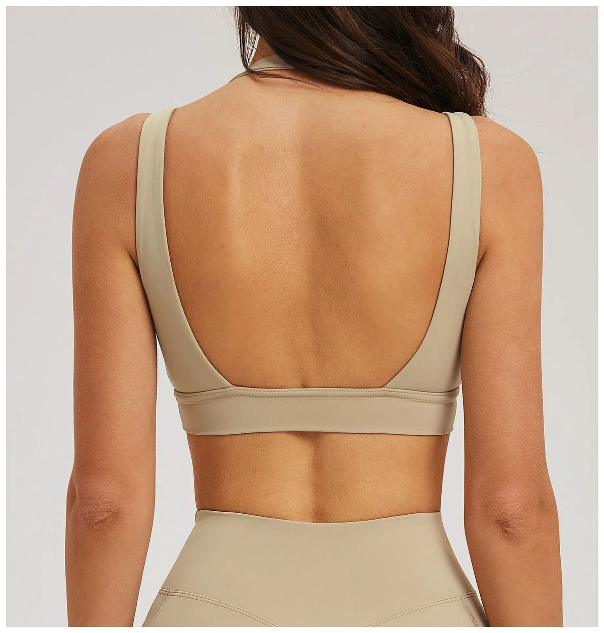 Workout Clothes Woman Gym Top Breathable Sports Bra Fitness Trainning Shoulder Strap Yoga Bra Outdoor Jogging Push Up Underwear