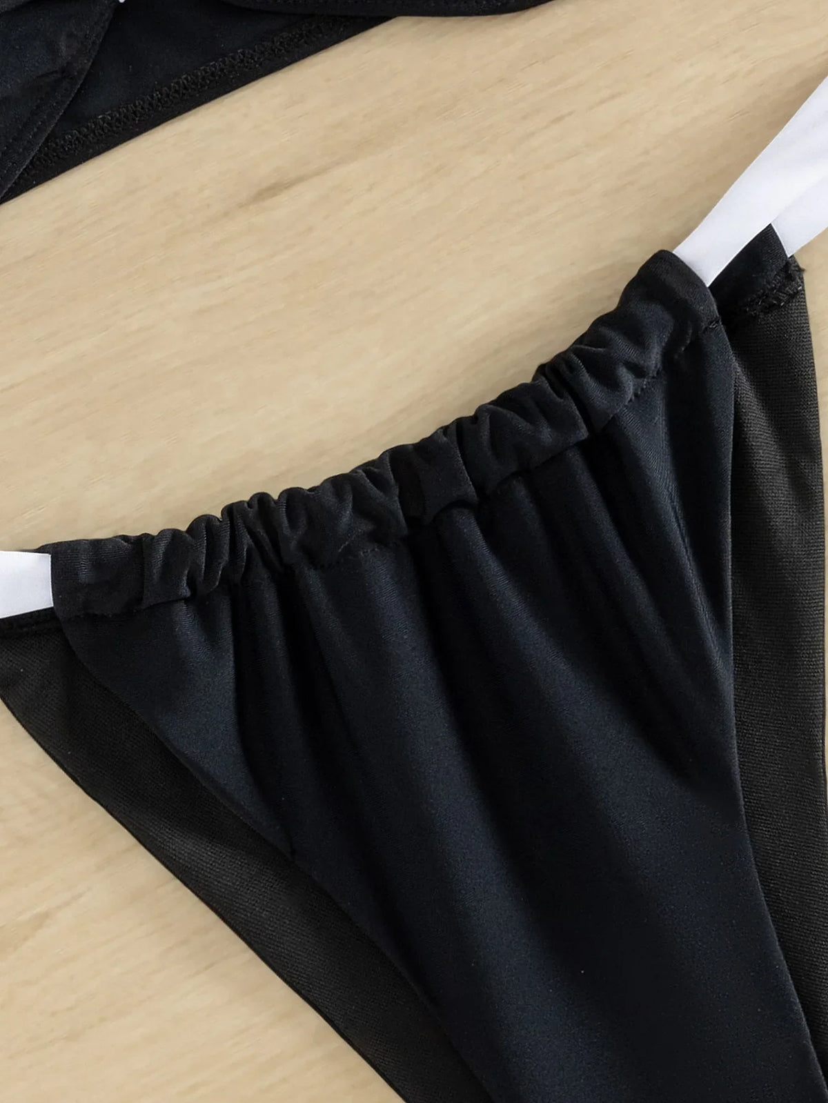 2026 Solid Thong Brazilian Bikinis Swimwear Women SwimsuitBlack White Bikini Set Bathing Suit Female Summer Beach Wear Biquini