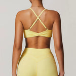 mikeyoga Women Sports Bra Gym Push Up Bra Running Bralette Yoga Top Stretch Underwear Workout Fitness Tank Top Women Sports Vest