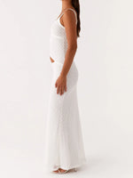 Fashion Cut Out Women Long Dresses Elegant Party Stylish Solid Maxi Dress Sleeveless Spaghetti Strap Slim Bodycon Dress Vestidos