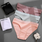 1Pcs Women' Cotton Pantys Sexy Comfortable Letter Printed Woman Briefs Ladies Underpants Fashion Girls Lingerie M-XXL