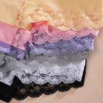Women's Cotton Lace Boyshorts Sexy Letter Belt Breathable Boxer Panties High Waist Stretch Briefs Comfortable Sport Shorts S-XXL