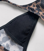 Women Panties Sexy G String Thong Ice Silk Seamless Underwear Leopard T Back Girls Briefs Leopard Underpants Plus Size S-XL