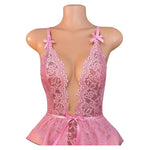 See Through Deep V Sexy Underwear Women One-piece Exotic Costumes BodysuitDesire Night EroticSexua Temptation Hot Dress Set