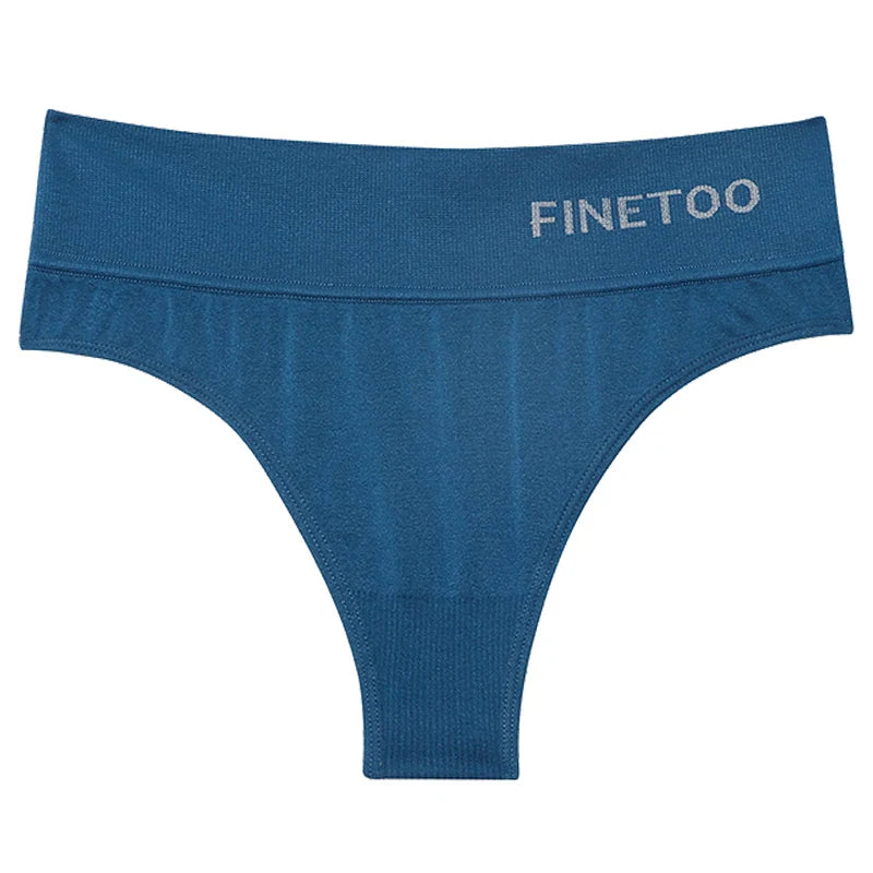 M-2XL Seamless Thongs Women High Waist G-string Ladies Comfortable Bikini Panties Soft Thong Underpants Girls Underwear Lingerie