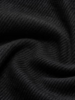 Women's Casual Rib-Knit Solid Color Long Sleeve T-Shirt Visible Stitching Slim Fit O-Neck Comfort Top Spring/Fall