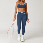 Sportswear Woman Gym Sports Bra Shorts Leggings 2 Piece Set Workout Naked Feeling Seamless Female Fitness Clothing Tracksuits