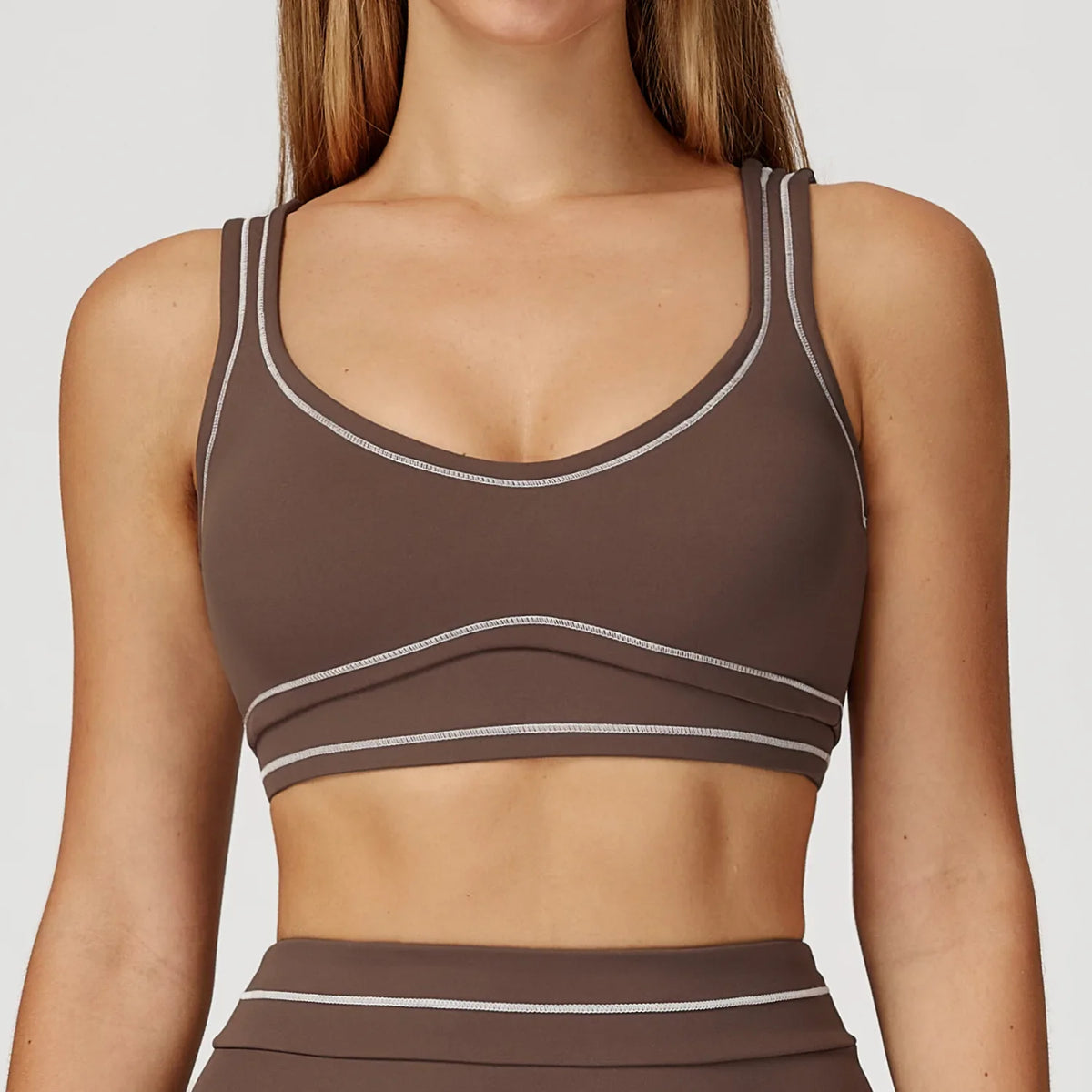 Women Shockproof Sports Bra Gym Fitness Running Yoga Vest Female Integrated Pilates Training Workout Breathable Sports Underwear