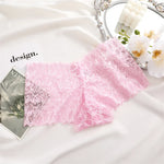 3Pcs Women Lace Boyshort Panties Low-Rise Sexy Underwear Trendy Floral Underpants Female Sexy Boyshort Panties Ladies Lingerie