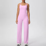 Yoga Set 2PCS Women Tracksuit Nude Feeling Workout Sets Gym Clothes Push Up Fitness Running Sportswear Sport Vest Leggings Suit