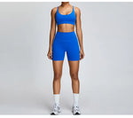 Solid Color Cross Back Women Fitness Underwear Sports Bra Running Top Gym Yoga Athletic Tight Workout Jog Soft With Backless Bra