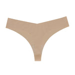 Seamless Thong Women Panties Sexy G String Ice Silk Underwear T Back Sports Yoga Girls Briefs Traceless Plus Size S-XL