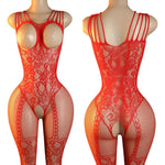 New Sexy Open Back Exposed Breast BodySuits Women Lingerie Transparent Erotic Crotchless Bodystockings Babydoll Hot Underwear