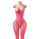 New Sexy Open Back Exposed Breast BodySuits Women Lingerie Transparent Erotic Crotchless Bodystockings Babydoll Hot Underwear