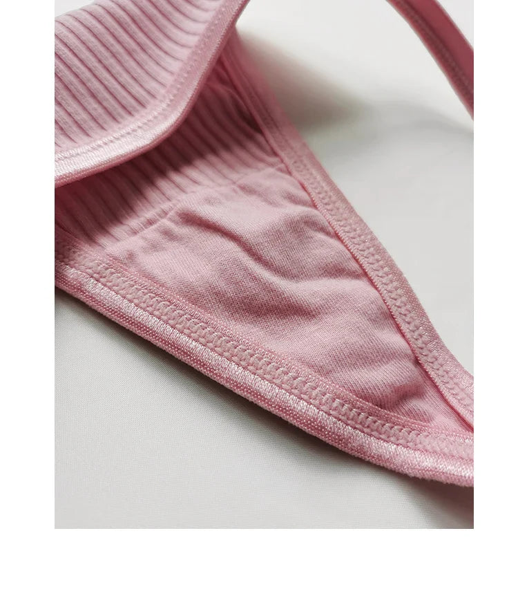 CottonSexy Women's Panties Simple Thongs Lingerie Briefs Female Underwear Sports G-Strings Hot T-Back Breathable Underpants