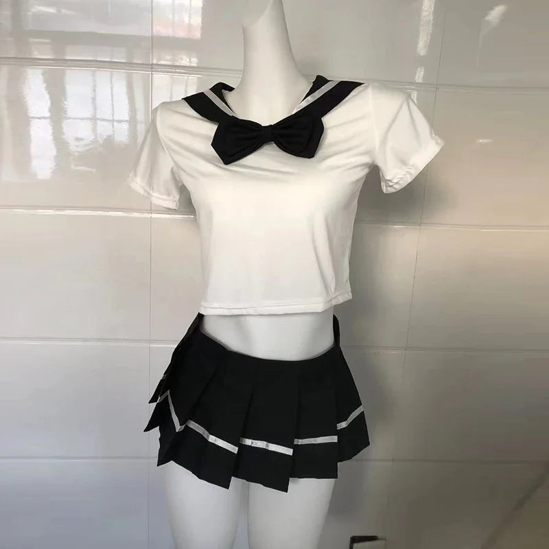 Sexy Nights Erotic Maid Costume Cosplay Women Uniform 18 Hot Exotic Outfit Sexy Lingerie Crotchless Bodysuit Desire Plays Suit