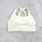 DIAS FIT JOY Cloud feeling wide shoulder strap cross beauty back removable padding sports bra Pilates cycling fitness