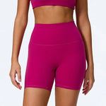 Hearuisavy Summer Soft Sports Shorts Buttock Lift Gym Leggings Women High Waist Yoga Shorts Women Running Cycling Workout Shorts