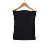 Spring Style Black And White Top Hot Girl Flat Top Tube Top Sexy Off-Shoulder Strap With Chest Pad Beautiful Back Camisole BPVE test