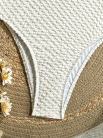 Vintage White One Piece Swimsuit 2025 Women Sexy Shell Ornament Push Up Underwire Slim Fit Tummy Control Swimwear Monokini