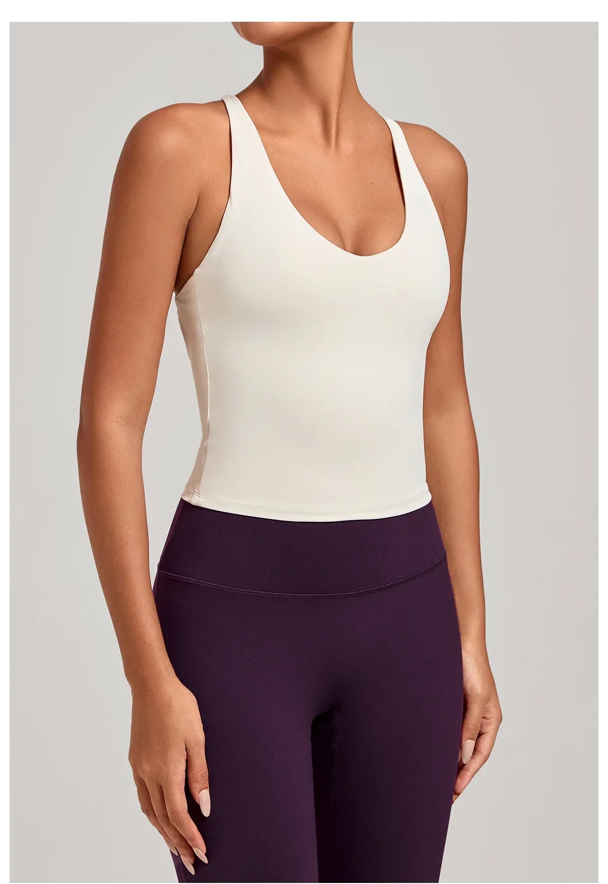 Women Sports Yoga Vest With Cross Shoulder Straps Quick Drying Sexy Yoga Bra Gym Breathablefitness Push Up Training Sports Vest