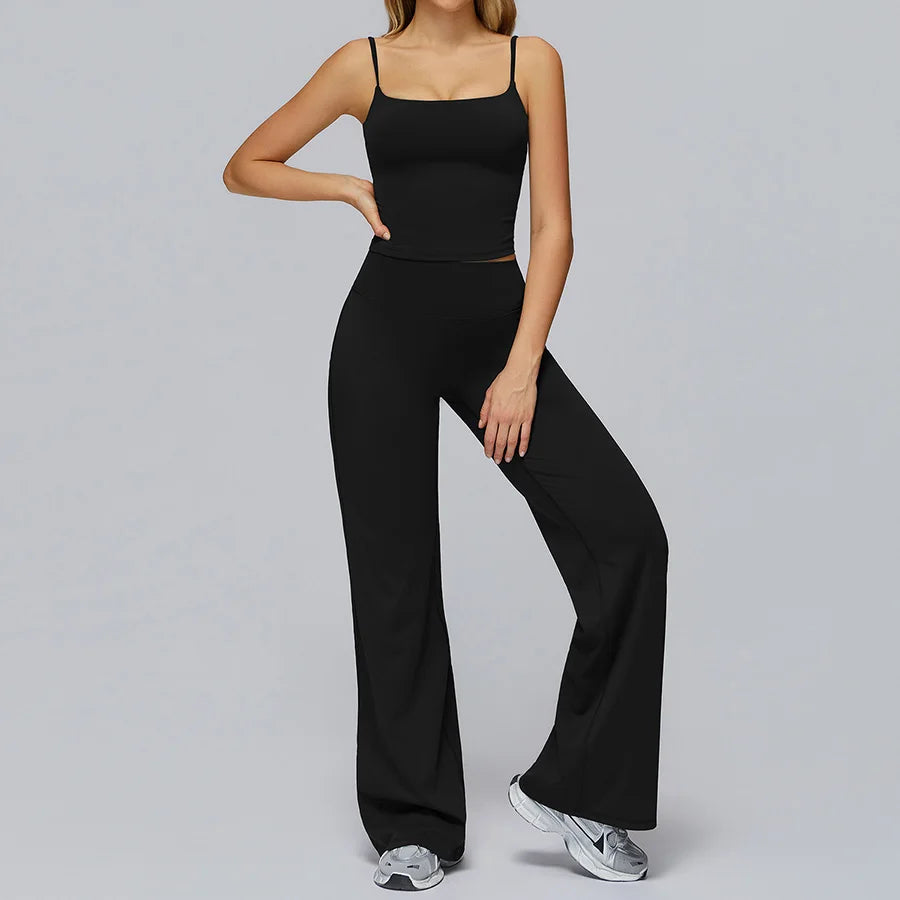 New yoga set 2 pieces gym set Women Long Sleeve Sports Shirts Sports Bra Leggings Suit Fitness Running Workout Suits Tracksuit