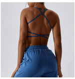 Sexy Cross Sports Bra Gym Top Women Training Running Yoga Bra Stretch Women Sports Underwear Fitness Workout Women Tank Tops