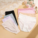 4Pcs/Set Women Lace Mesh Briefs Sexy Comfortable Stretchy Semi Sheer French-Cut Panties Women's Underwear Breathable Lingerie