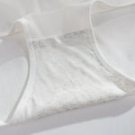 5Pcs Women Underwear Made Of Pure Cotton, Breathable Mid Waist, Pure Color, Thin Breathable Bow Underwear For Girls