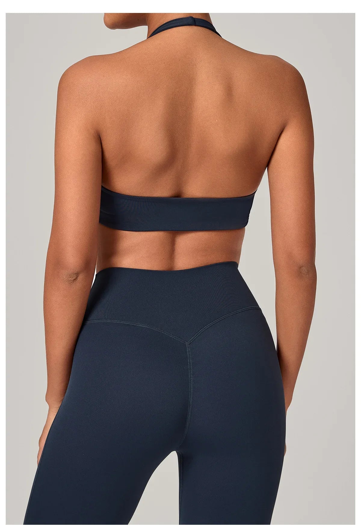 Sexy Fitness Bra Women Sports Sports Bra Halter Top High Support Push-up Open Back Running Gym Wear Yoga Bra Workout Underwear