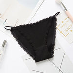 2023 Sexy Women's Panties Breathable Cotton Underwear Sweet Lace Lingerie Cute Female Briefs Comfort Striped Underpants Hot Sale