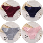 4Pcs/Set Cotton Panties Low Rise Briefs Women Underwear Bikini Ladies Sexy Underpants Female Intimates Girls Lingerie 2022 Hot