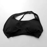 NCLAGEN Asymmetric Sports Bra High Support Backless Gym Top Women Halter Fitness Running Workout Clothes Sexy Seamless Underwear