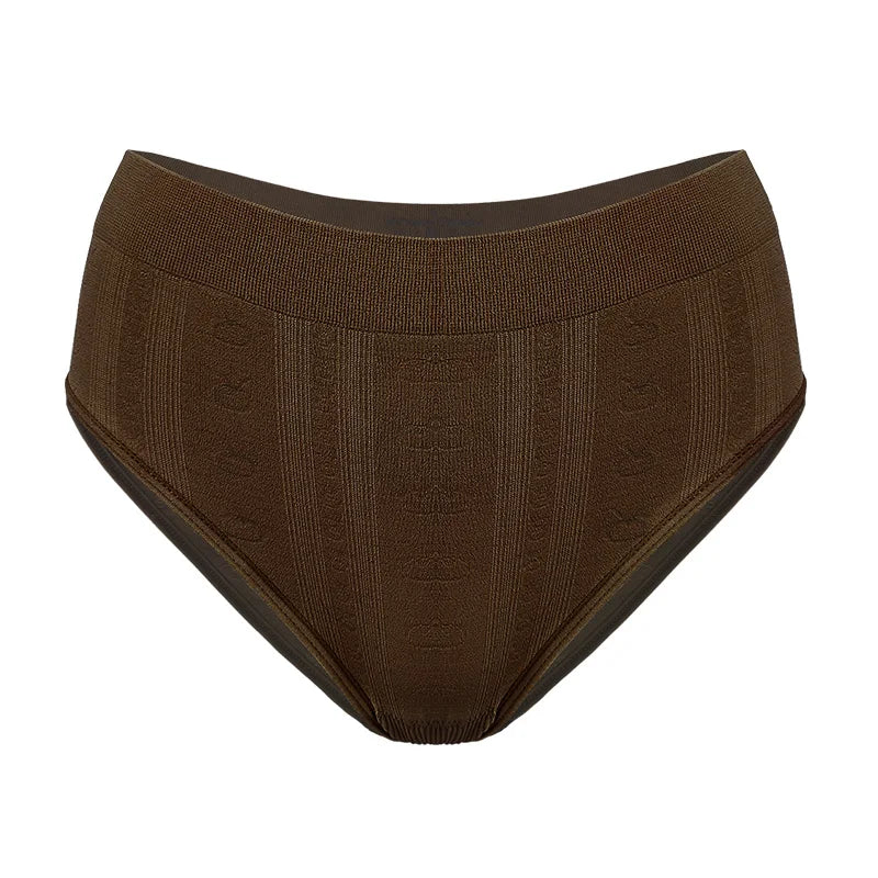 5pcs/pack Mid Waist Seamless Women Panties Solid Comfortable Breathable Lady Briefs Underwear Female Underpants Lingerie