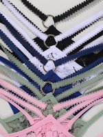 7pcs/pack Sexy Lace Women g-string Low Waist Solid Floral Panty Elegant Sexy Lingerie Comfortable Lady thongs Female Underwear