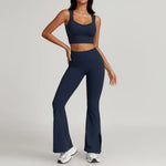 2 Pieces Yoga Suit Women Sexy Tight-Fitting Fitness Sports Set Gym Bra Elasticity High Waist Leggings Female Athletic Wear 8793