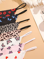 3PCS Women Seamless Leopard Butterfly Panties Sexy Ultra-thin Briefs Female Ice Silk No Trace Underwear Low Rise Soft Lingerie