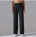 New Yoga Straight Leg Sweatpants Straight Leg Women's Loose Tracksuit Pants Wide Leg Outdoor Gym Running Casual Tracksuit Pants