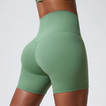 Hearuisavy Summer Soft Sports Shorts Buttock Lift Gym Leggings Women High Waist Yoga Shorts Women Running Cycling Workout Shorts