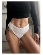 Cotton Sexy Girls Panties Simple Women Thongs Female Briefs Underwear Sports G-Strings Hot T-Back Breathable Underpants Lingerie